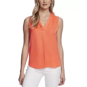 Vince Camuto Women's Sleeveless V-Neck Blouse